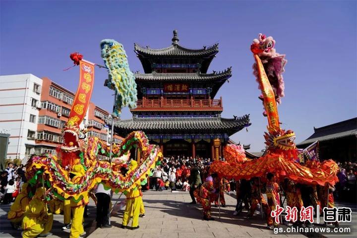 圖為天水民俗活動。